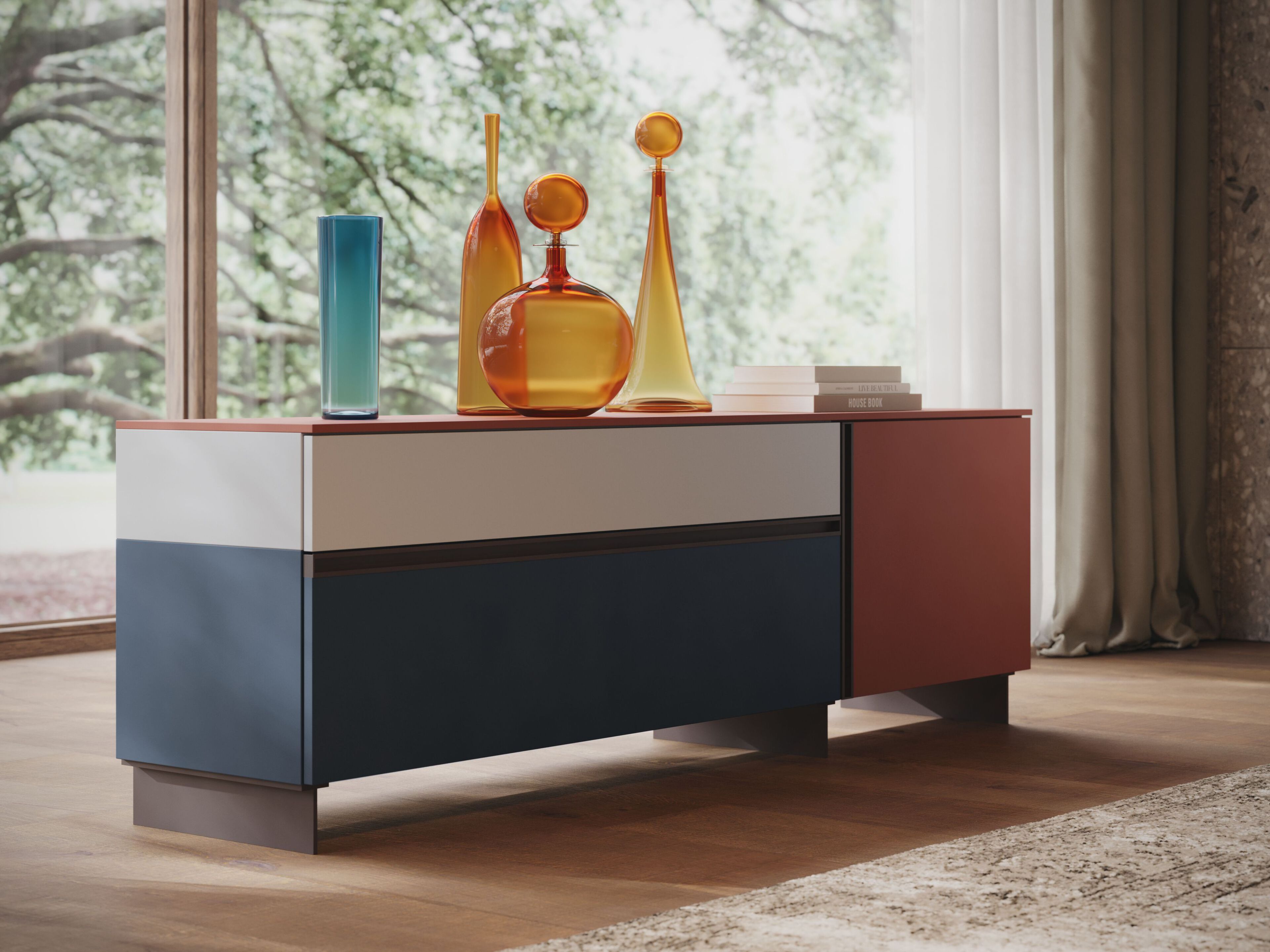 Шкаф с ящиками Giessegi Mondrian ARCH-00124315 - Вид №1