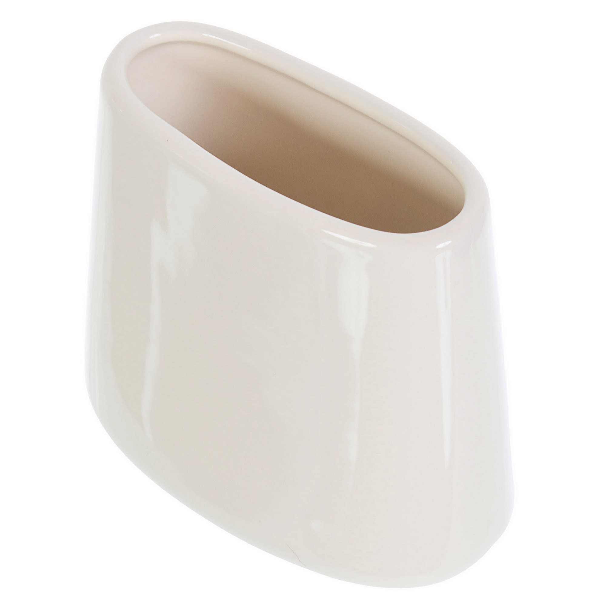 18858099 Стакан для зубных щёток настольный «» керамика цвет ваниль Veta Santreyd  - Вид №1