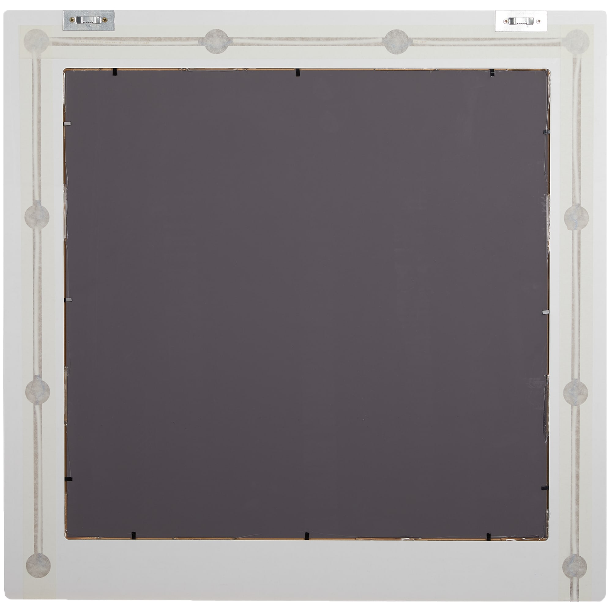 82549257 Декоративное зеркало с внешней подсветкой «Грим» цвет белый 69х68 см Santreyd  - Вид №4