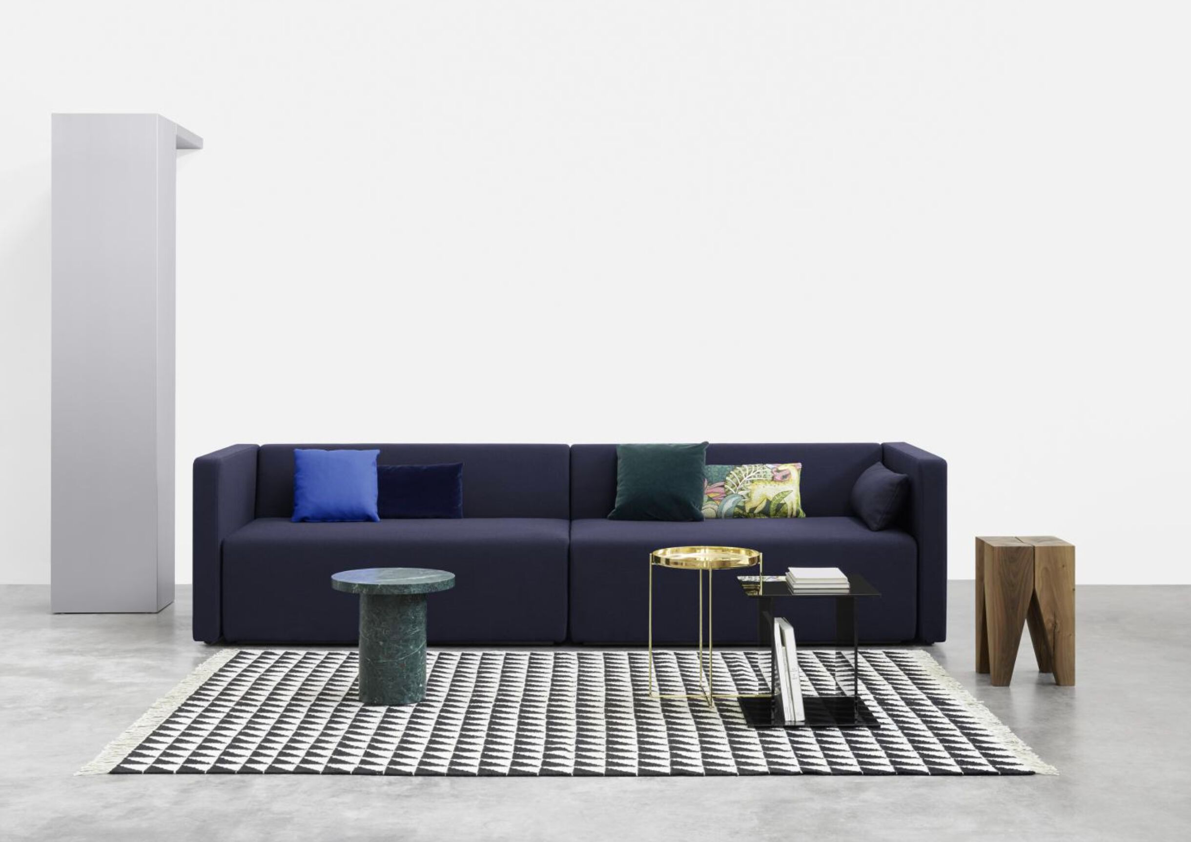 Прямоугольный шерстяной ковер с геометрическим рисунком e15 IZA ARCH-00059936 - Вид №5