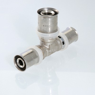 VTm.231.N.323220 Пресс-фитинг – тройник Valtec 32 х 32 х 20 мм  - Вид №3