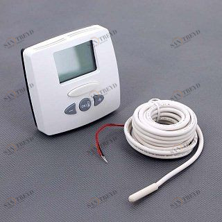 Термостат комнатный WATTS WFHT-LCD электронный 230 В, NO/NC сервопривод,  датчик пола 10021110