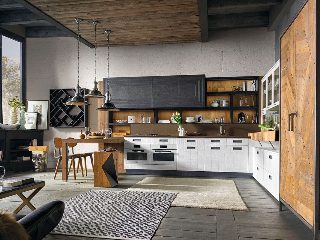 Деревянная секционная кухня Marchi Cucine итальянский вкус ARCH-00120935