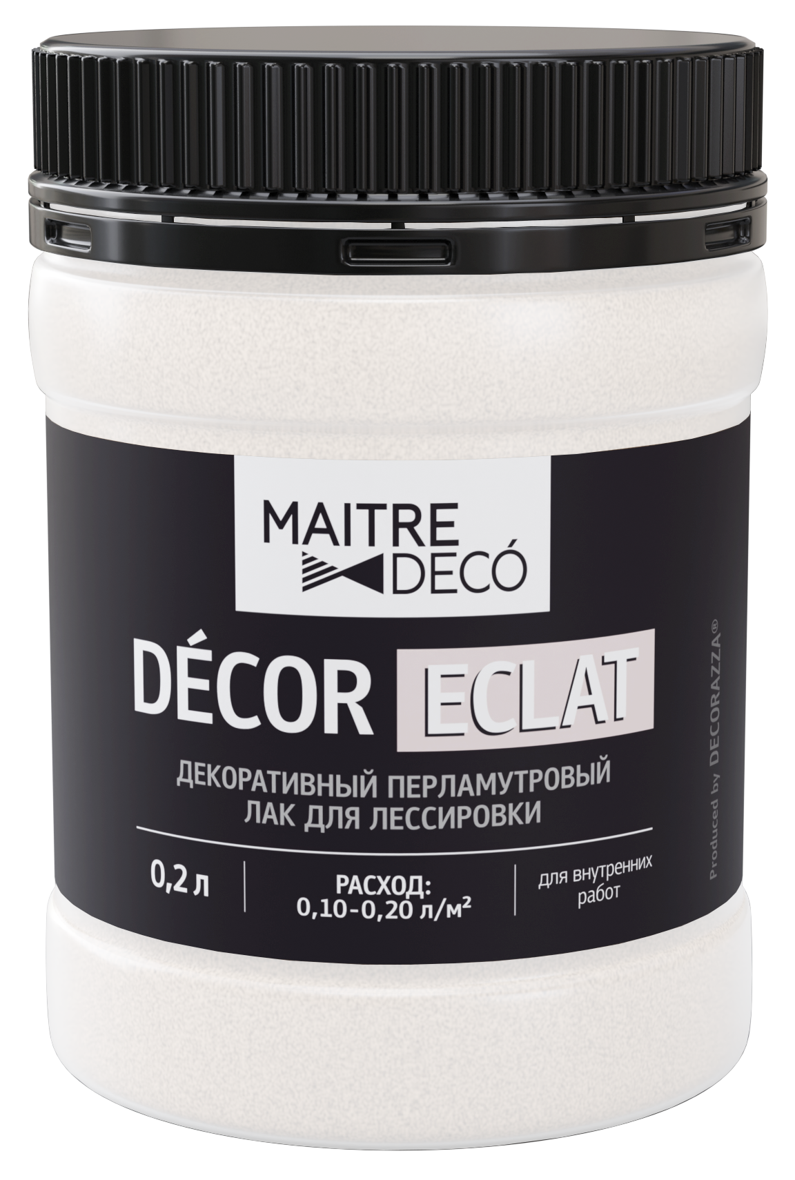 83840131 Лак перламутровый Décor Eclat 0.2 л цвет жемчужный STLM-0044898 MAITRE DECO 