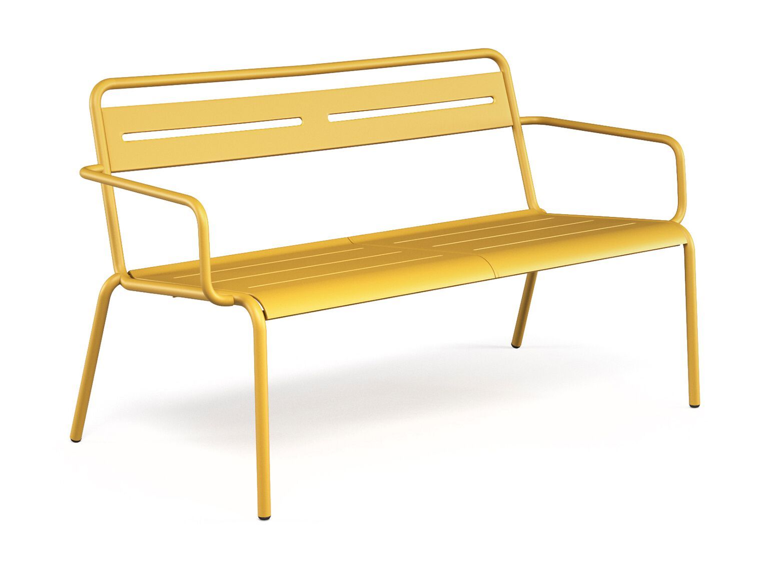 Стальная садовая скамейка с подлокотниками emu Star ARCH-00133569