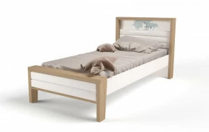 Кровать ABC-KING 160х90 №2MIX OCEAN №2 (с мяг.изнож) (голубой)