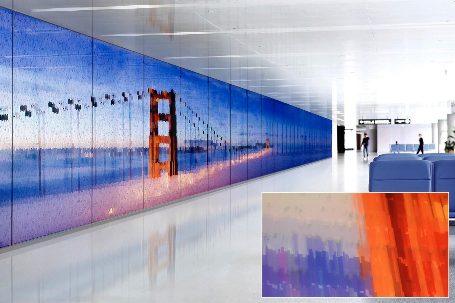 FSRT365 Перегородка из стекла vivispectra vektr с индивидуальной прослойкой в ​​стандартной отделке Forms-surfaces  - Вид №6