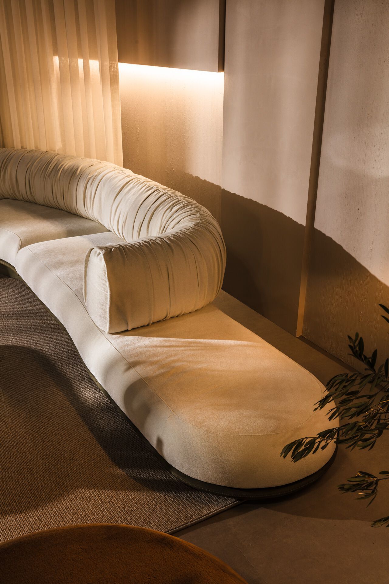 Тканевый изогнутый модульный диван NICOLINE BREAK ARCH-00001206 - Вид №5