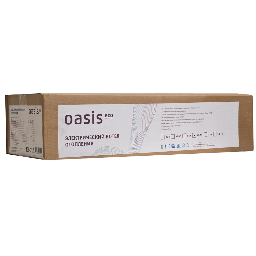 Электрический котел Oasis Eco KE-7,5 для эффективного отопления помещений 86256549 STLM-1413895 - Вид №11