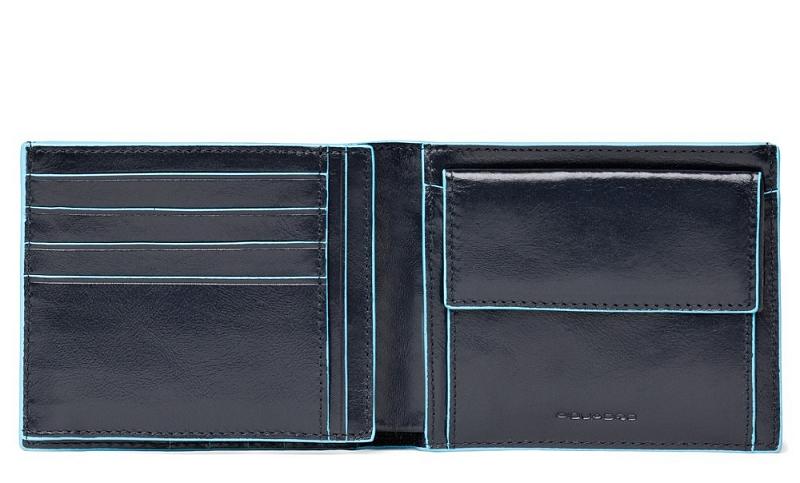 PU1240B2/BLU2 Портмоне Piquadro Blue Square  - Вид №1