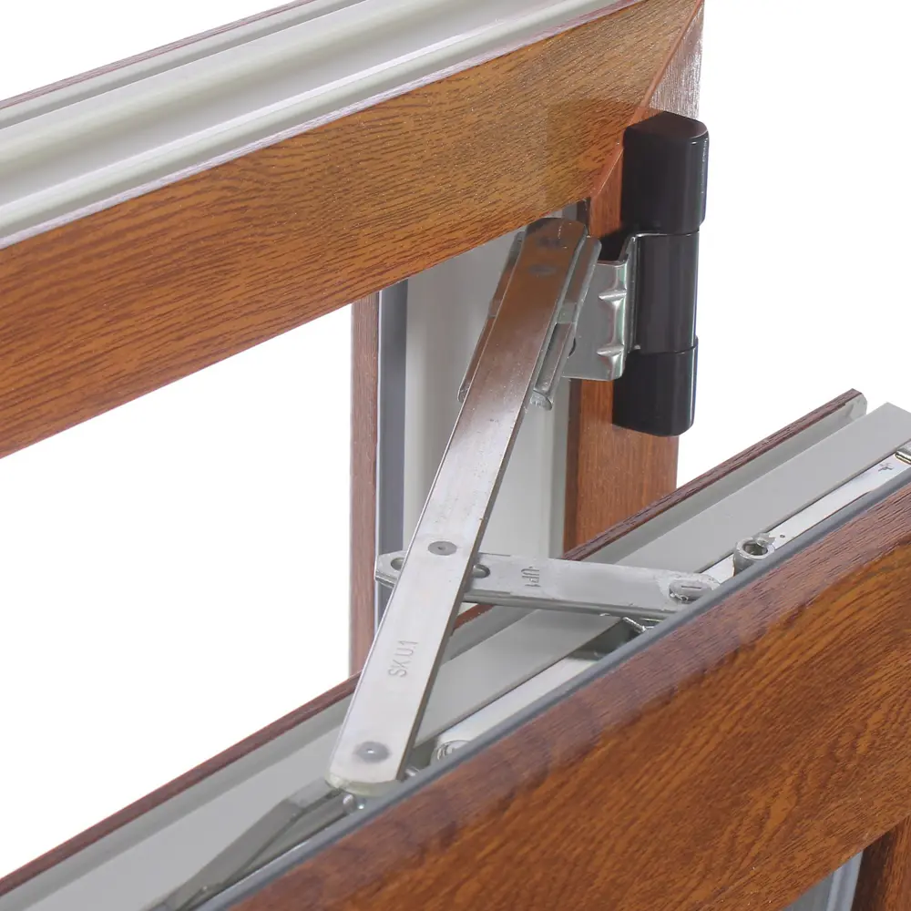 Окно ПВХ двухстворчатое, 120x100 см, глухое/поворотно-откидное правое DECEUNINCK STLM-2036068 - Вид №4