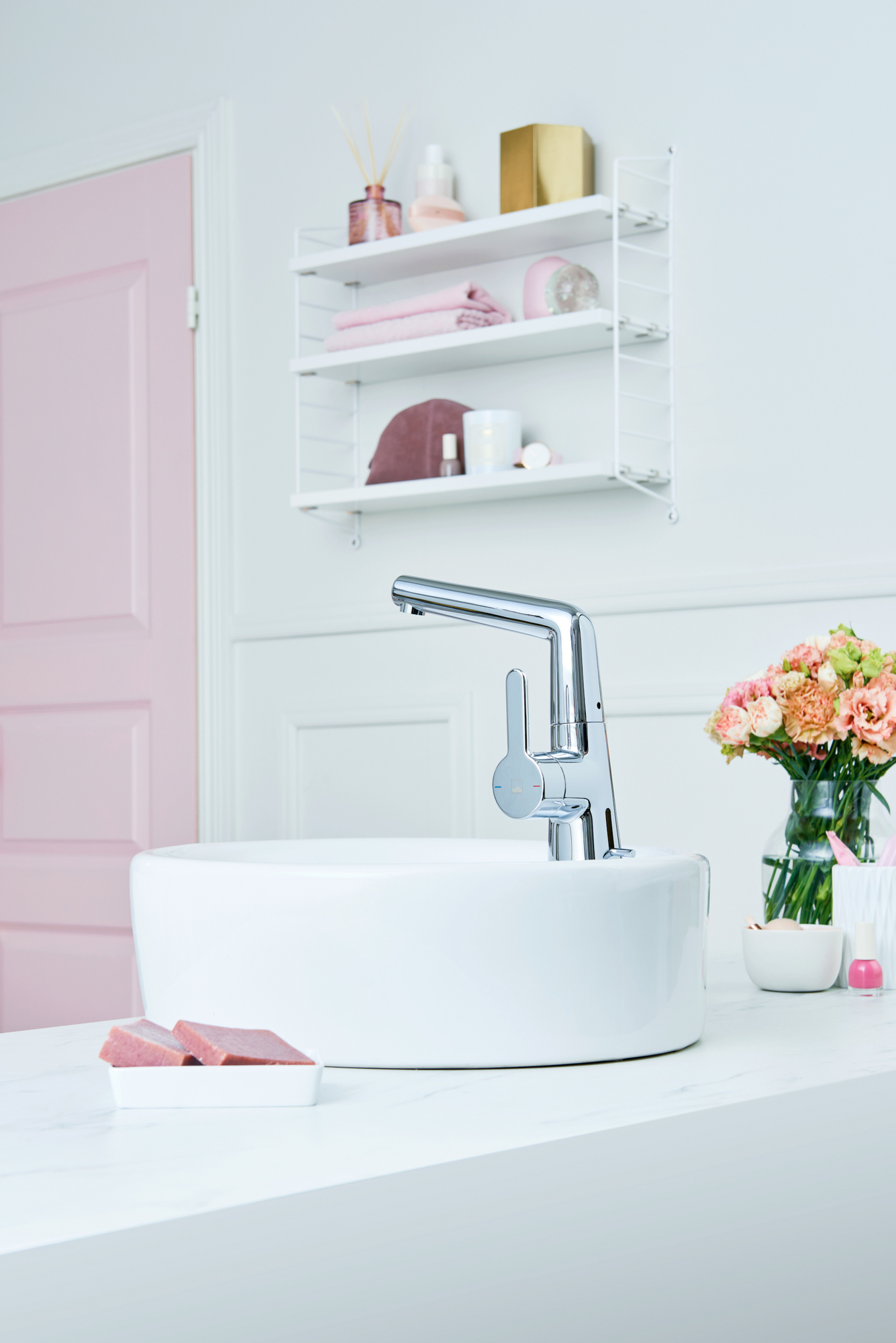 Oras 3005F Смеситель для умывальника, 3 V 3005F Inspera Хром  - Вид №1