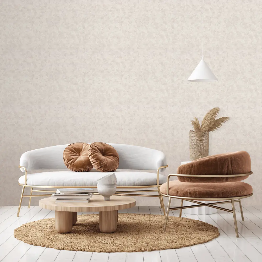 Обои флизелиновые Ornamy Diva темно-бежевый фон 1.06x10 м OR8036-02 STLM-2024997 - Вид №2