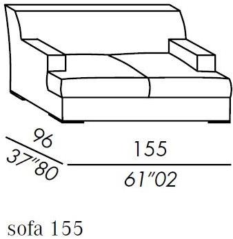 Meridiani Съемный тканевый диван James sun-id-1412215 - Вид №1
