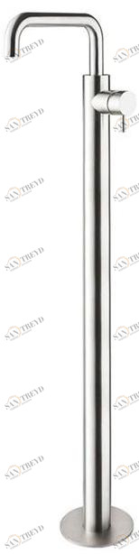 MINA Смеситель для раковины напольный однорычажный из нержавеющей стали Stiriana 6391t