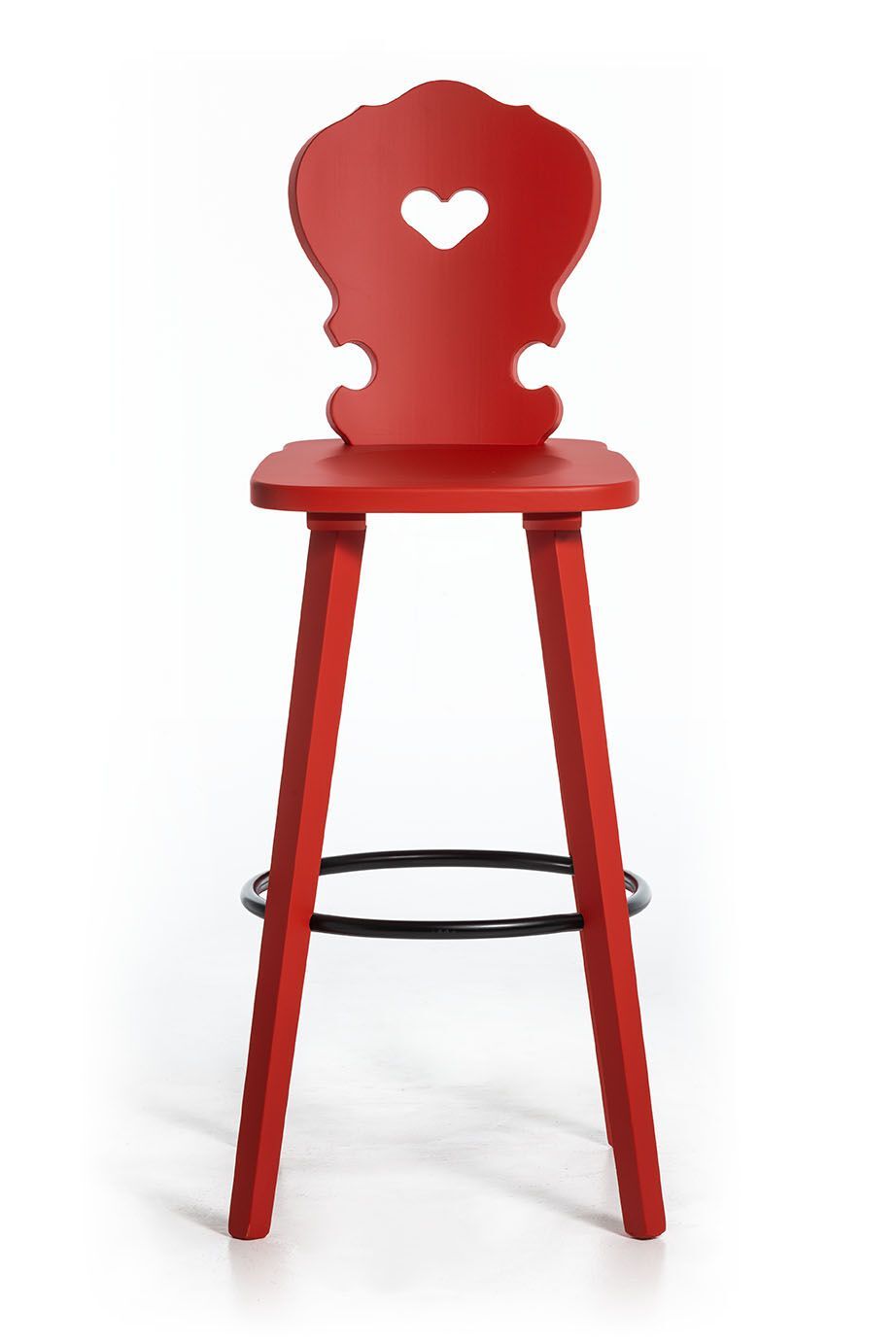 Высокий стул из ели со спинкой SIPA Вена ARCH-00142832 - Вид №15