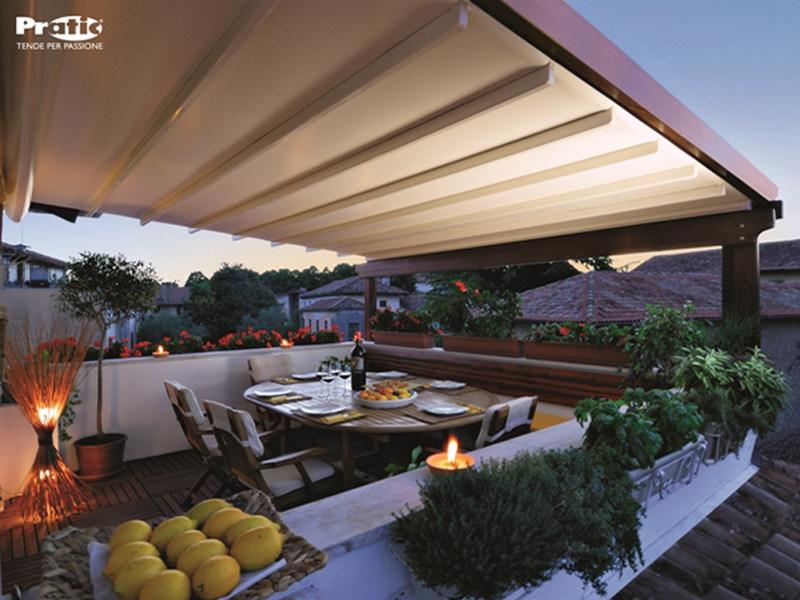 PRATIC F.lli ORIOLI Деревянная пергола с раздвижной крышкой Tecnic sun-id-1351848 - Вид №5