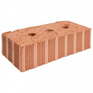 12643994 Кирпич рядовой керамический полнотелый M150 красный 250х120х65 мм 1 НФ