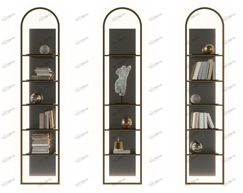 Paolo Castelli Книжный шкаф со стеклянной и металлической подсветкой sun-id-1431287