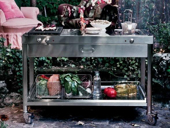 ALPES-INOX Летняя кухня из нержавеющей стали с грилем и фритюрницей Liberi in cucina sun-id-1492568 - Вид №2