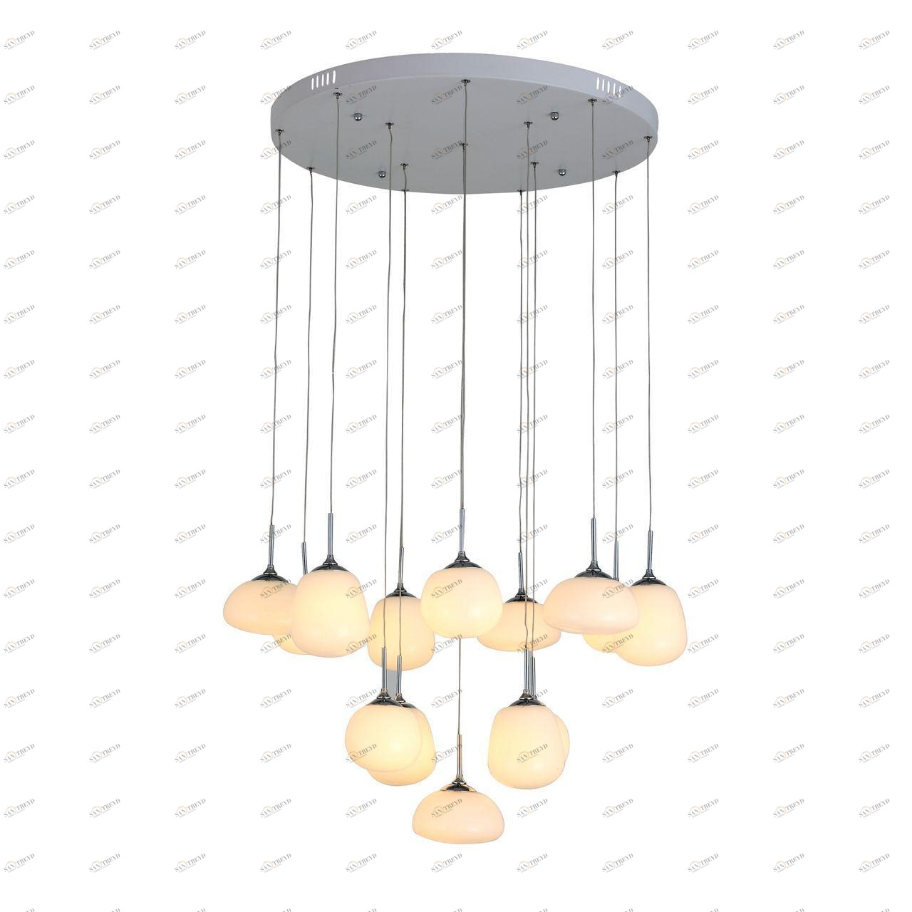 Подвесная светодиодная люстра ST Luce Candido SL331.503.14 ST LUCE ДИЗАЙНЕРСКИЕ, CANDIDO, ШАР 187753 Белый 