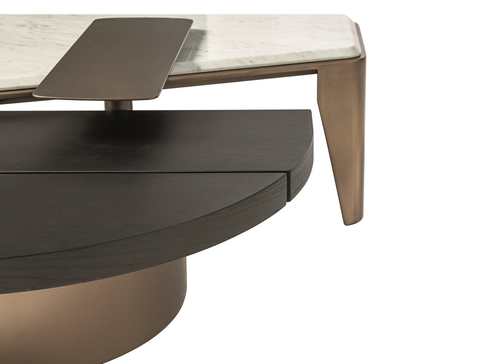 Низкий журнальный столик из каррарского мрамора Shake ARCH-00119283 - Вид №3