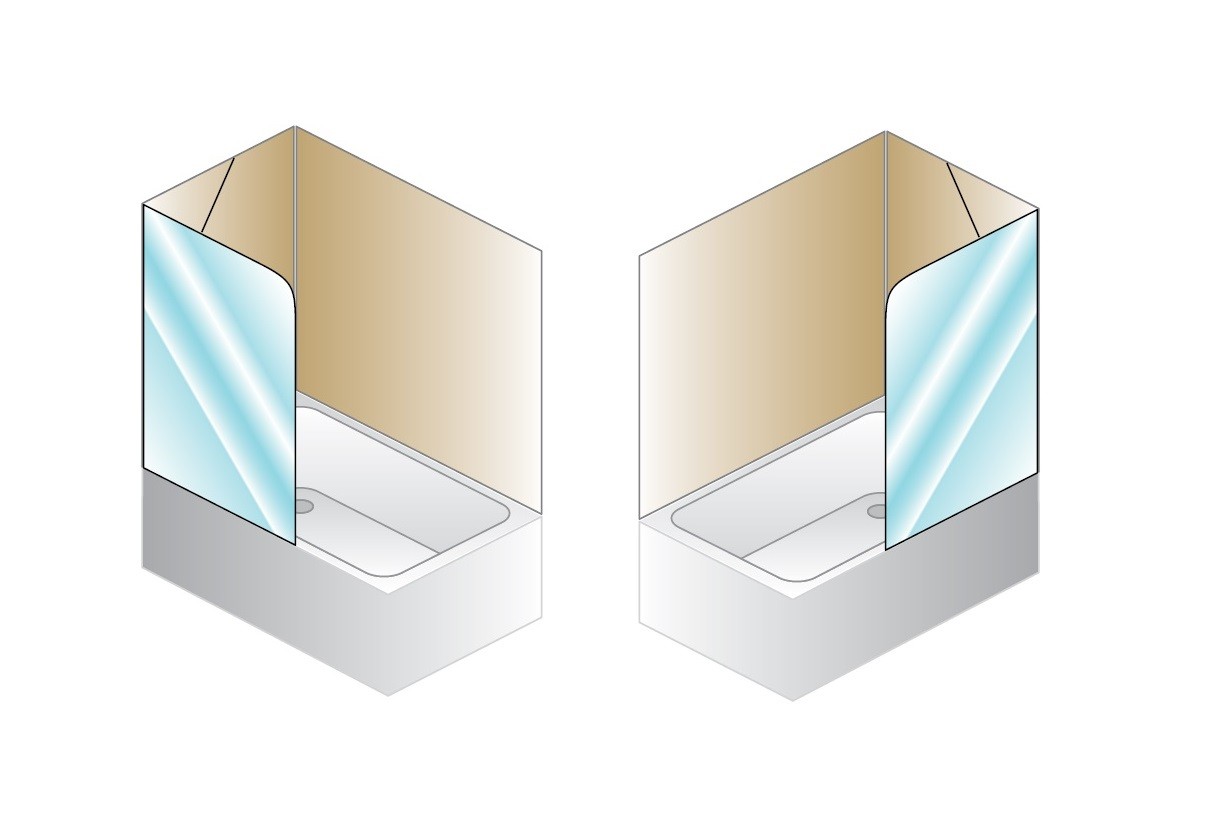 00753 Душевое ограждения на борт вынны Kolpa-San Словения  - Вид №2