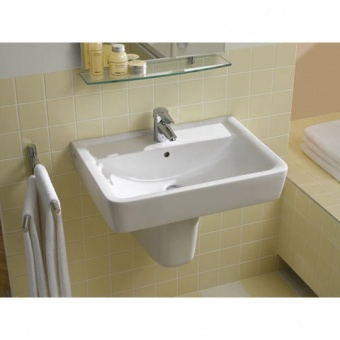 222260000 Подвесная раковина настенная прямоугольная Keramag  - Вид №11