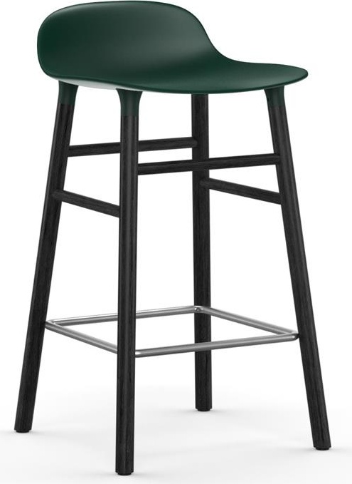 603216 Барный стул 65 см, черный, зеленый, Normann Copenhagen Form