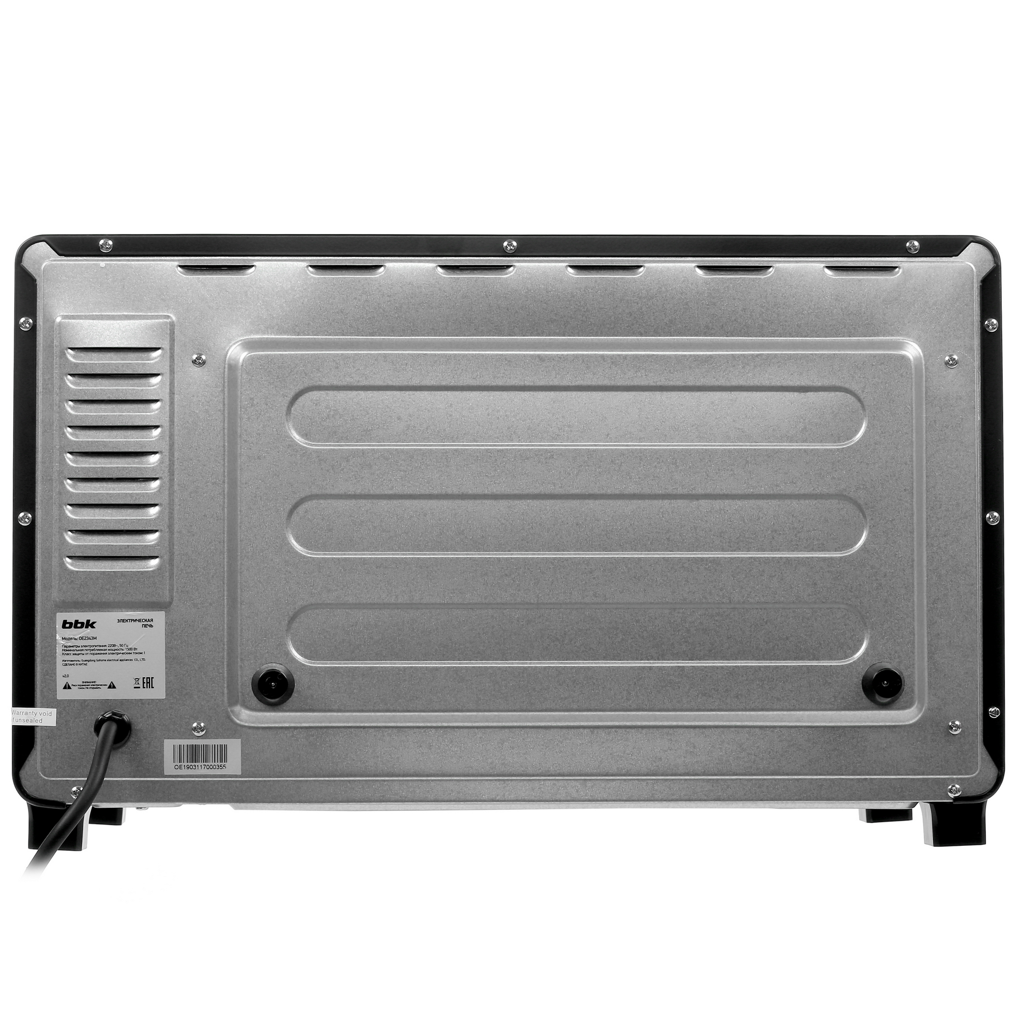 8127456 Мини-печь BBK OE2343M черный STDN-0029998 - Вид №6