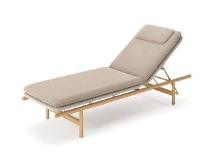 Шезлонг с откидной спинкой