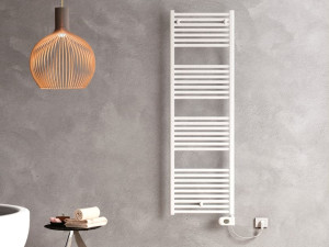 Настенный стальной электрический полотенцесушитель