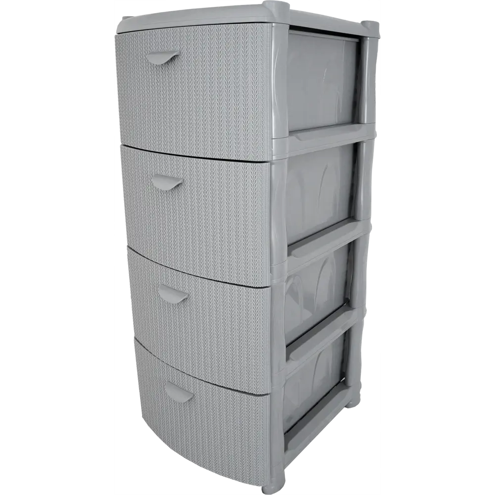 Комод для ванной Вязание 4 ящика 40.5x96x50.5 см цвет серый 82138029 STLM-2059648 Santreyd Без серии