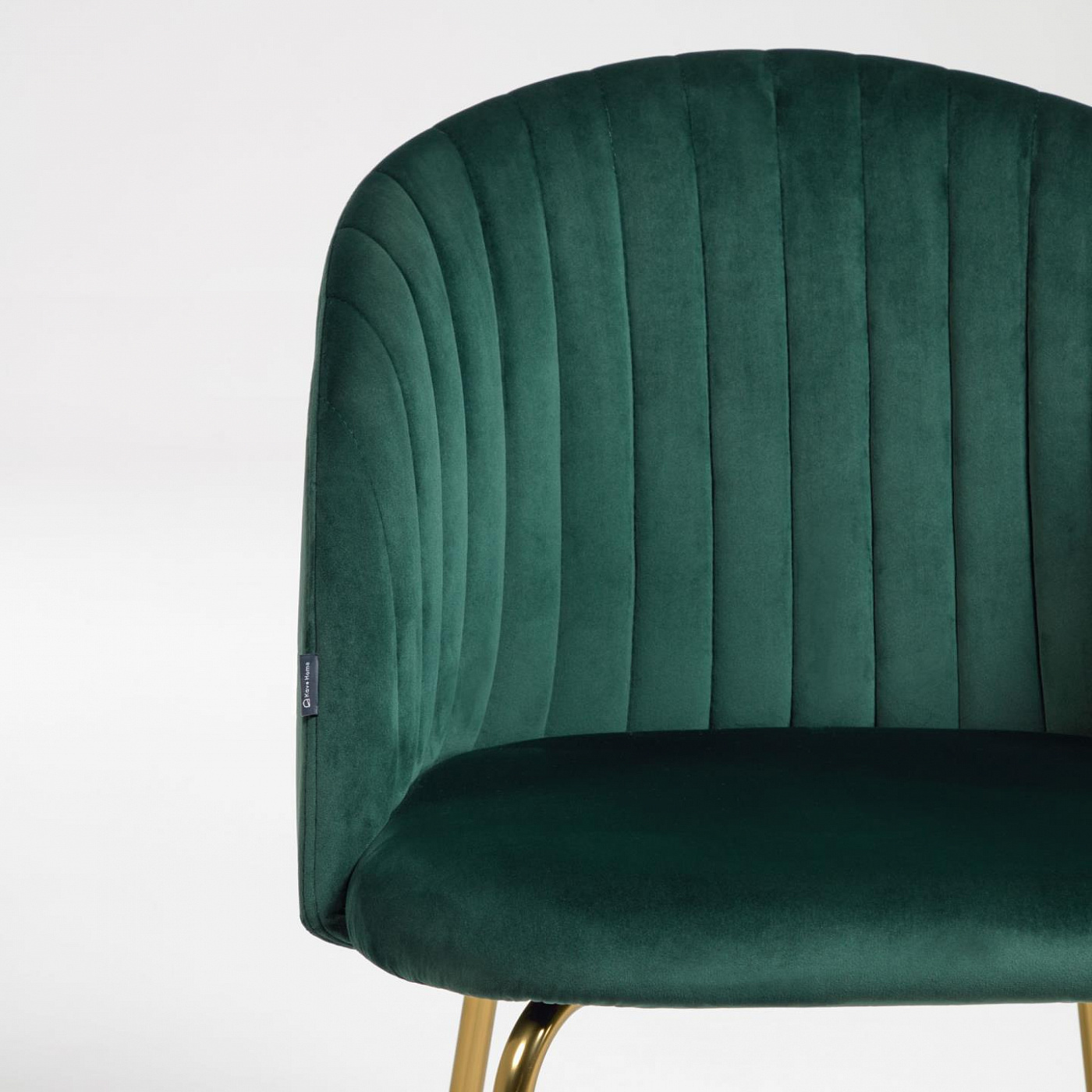 101888 Стул зеленый бархатный La Forma Lumina - Вид №2