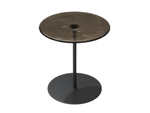 Алюминиевый садовый столик Ø 48 см