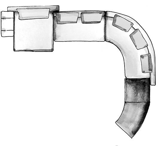 Minotti Секционный модульный диван из ткани sun-id-1383757 - Вид №1