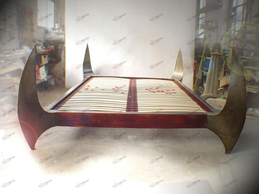 ICI ET LÀ Дизайнерская двуспальная кровать Handmade metal furniture by ici et là sun-id-1426356