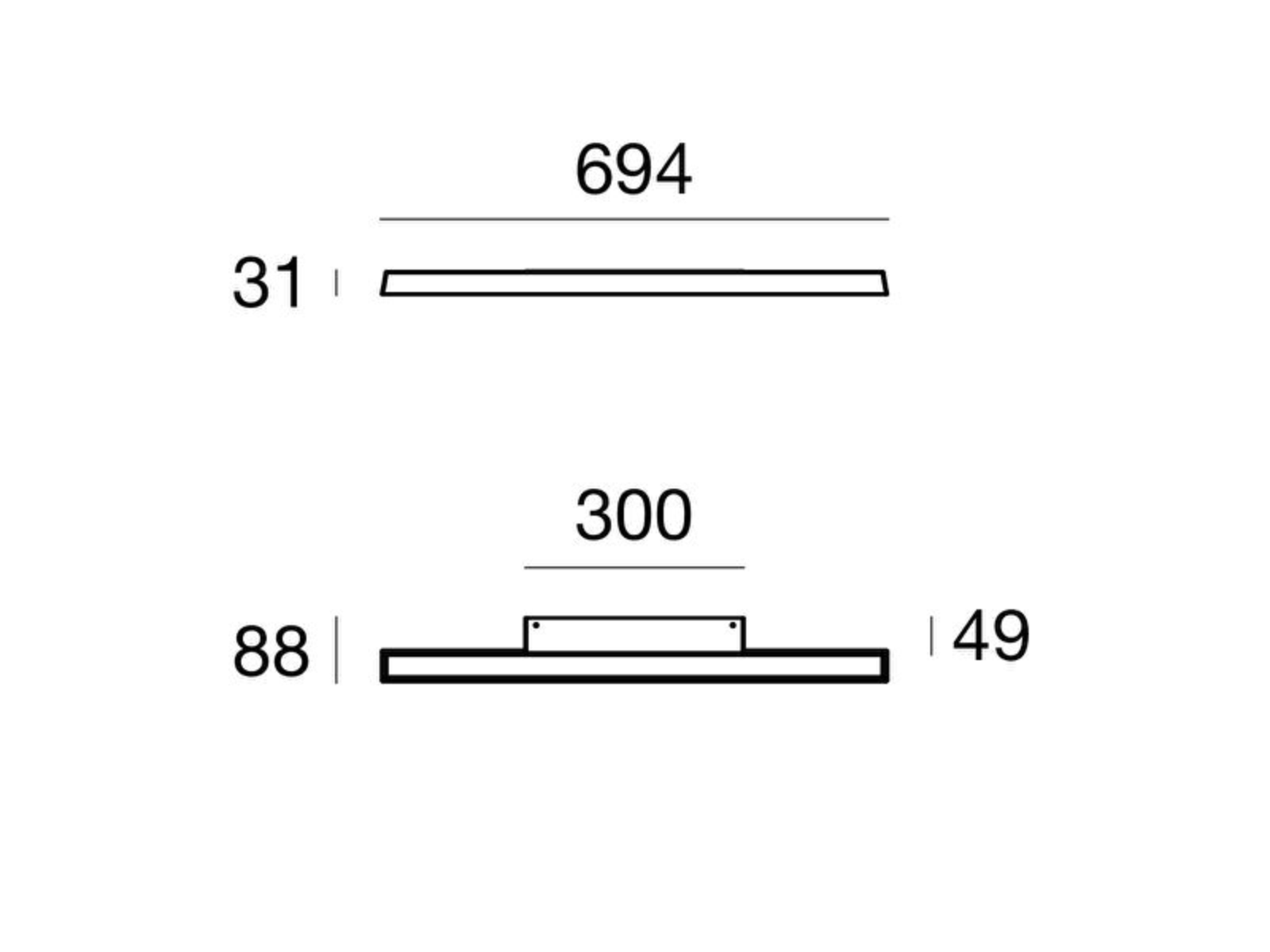 Светодиодный настенный светильник из нержавеющей стали Linea Light Group Лира ARCH-00038938 - Вид №6
