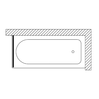 42354 Душевое ограждения на борт вынны Samo Италия Bath Screens - Вид №1