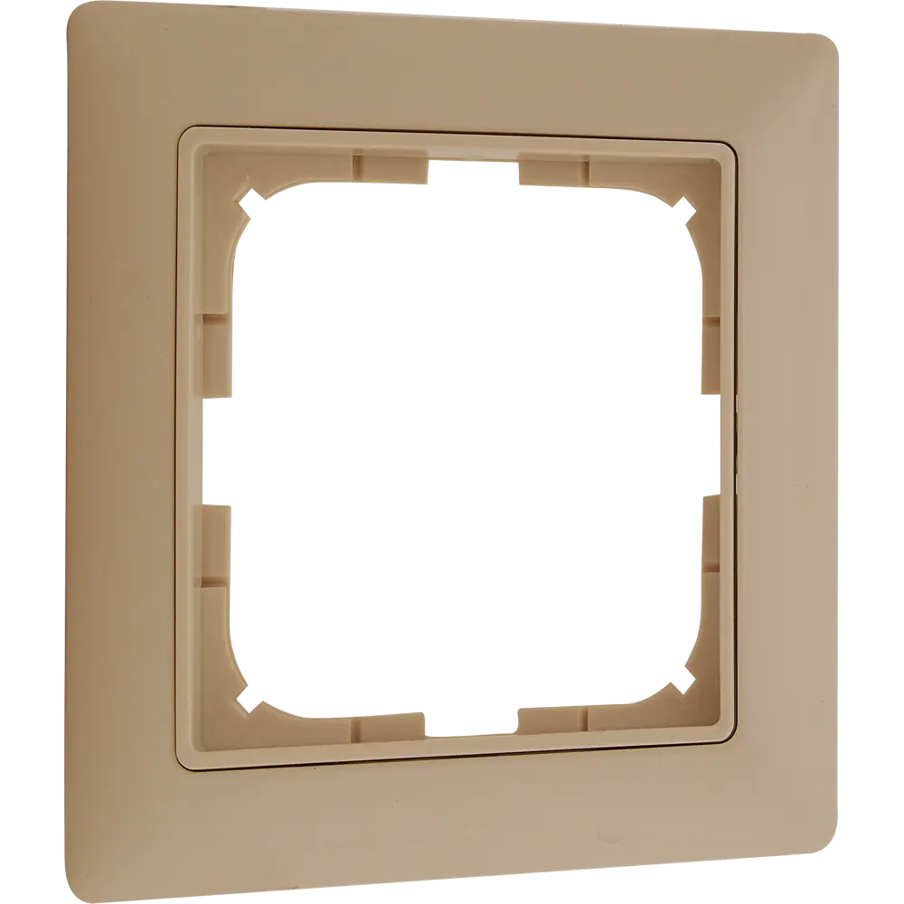 Рамка для розеток и выключателей ABB Basic55 1 пост, цвет бежевый 13593618 STLM-2010432 Basic 55 - Вид №2