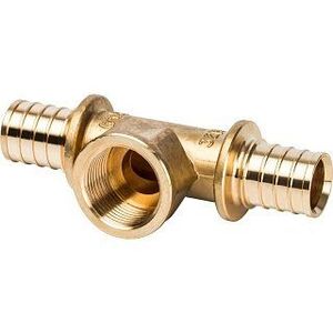 Тройник-переходник ВР 32x1" аксиальный для труб из сшитого полиэтилена STOUT