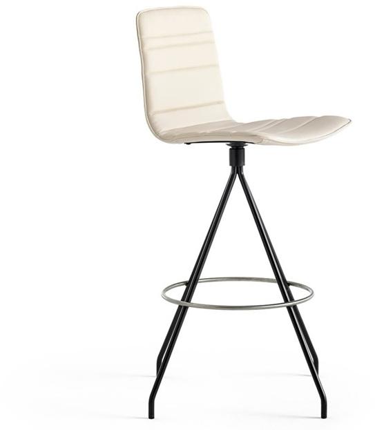 Viccarbe Тканевый поворотный табурет со спинкой Klip sun-id-1420815 - Вид №1