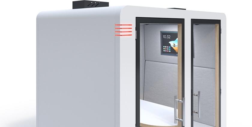 SBS Silence Business Solutions Акустическая будка с мультимедийным подключением на 4 человека Procyon sun-id-1514364 - Вид №6