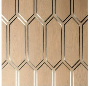 Palazzo Morelli Пол / стена из дуба и матовой стали Nouveau