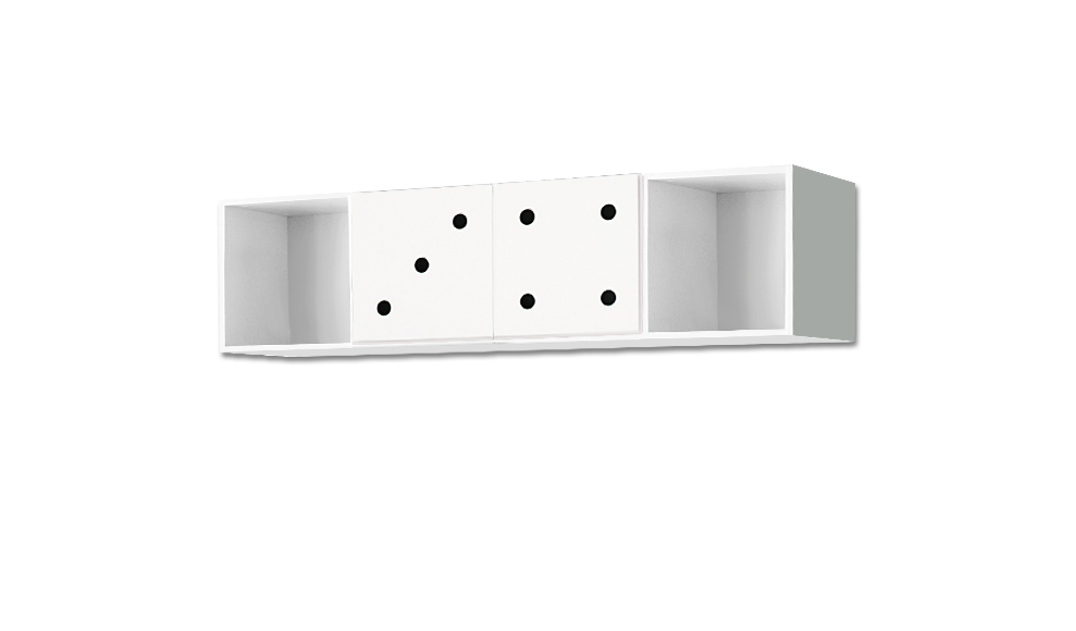 Полка детская навесная малая "Продленка" МАНДАРИН ПРОДЛЕНКА 179567 Белый;черный Santreyd  - Вид №1