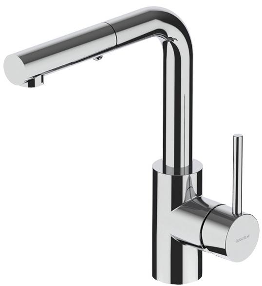 GUGLIELMI Кухонный смеситель, однорычажный, с вытяжным душем Sprint pro Fgsp29940 - Вид №1