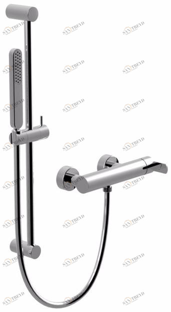 Rubinetteria Giulini Смеситель для душа, однорычажный, с ручным душем Surf F5808ws