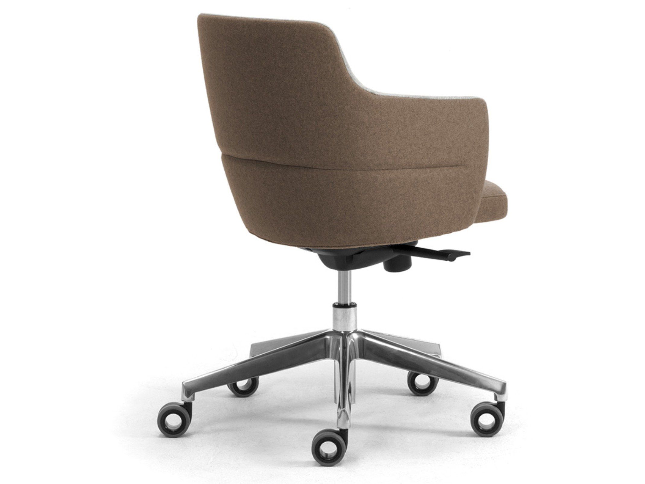 Шерстяное регулируемое по высоте офисное кресло с подлокотниками Leyform ARCH-00138514 - Вид №2