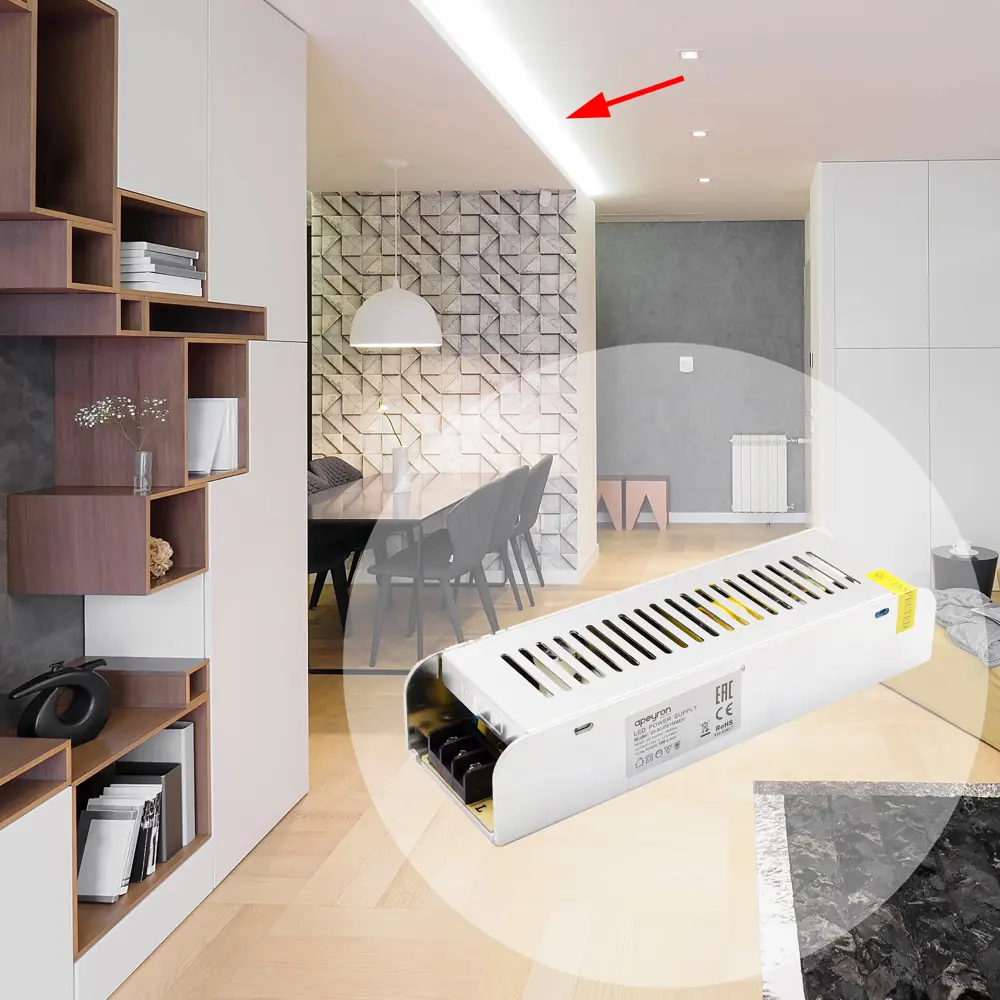 APEYRON Блок питания 150 Вт для светодиодного освещения 13576914 STLM-0003443 - Вид №8