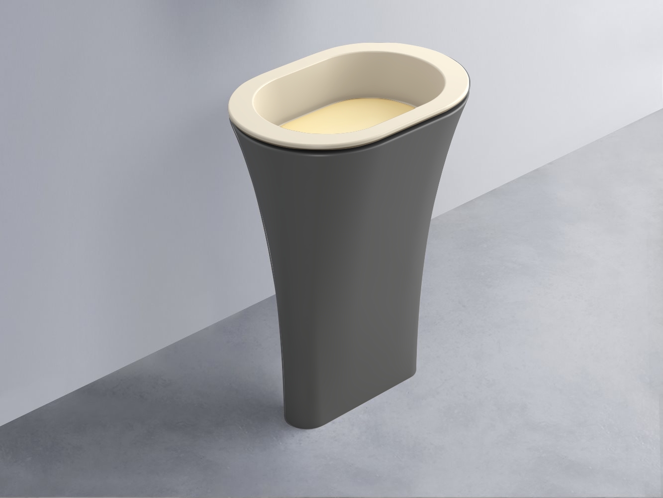 AMLA65-LN+AMPILO-CN+AMCOLO-CM Раковина Amedeo Ovale отдельностоящая cielo Enjoy + Amedeo Ceramica Cielo